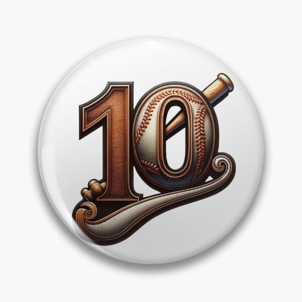 Item preview, Atlanta Baseball N° 10 designed and sold by pixelpulsenyc.
