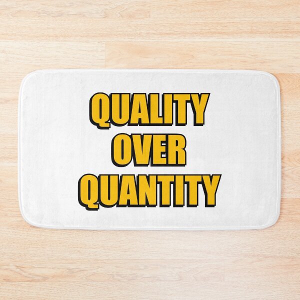 Item preview, Quality Over Quantity designed and sold by Inspirationmotivation.