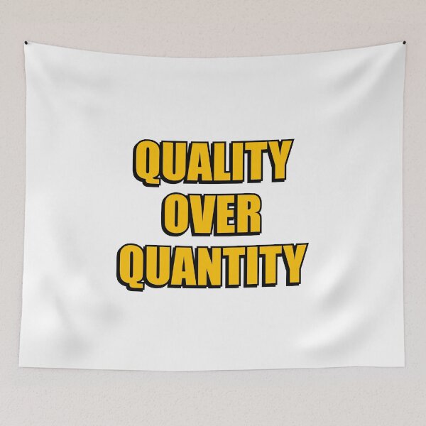 Item preview, Quality Over Quantity designed and sold by Inspirationmotivation.