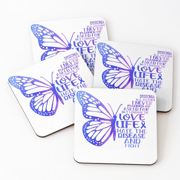 Item preview, Dystonia is a journey I NEVER planned or asked for but i choose to LIVE LIFE hate the disease and FIGHT designed and sold by KatMercerr.