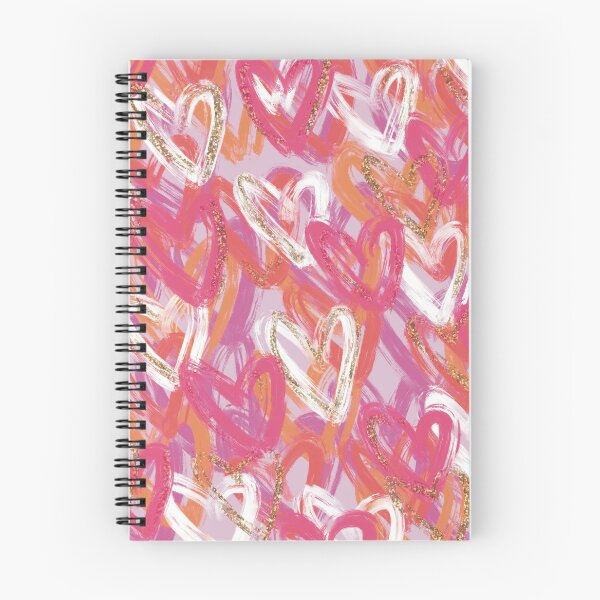 Item preview, pink orange and gold hearts designed and sold by eze412.