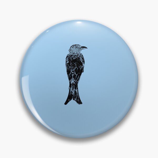 Item preview, Spangled Drongo Black Design  designed and sold by designsasstultd.