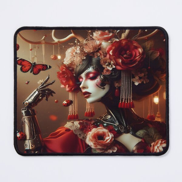 Item preview, Robot Geisha designed and sold by @adorcharm Modern & Classic AI Art.