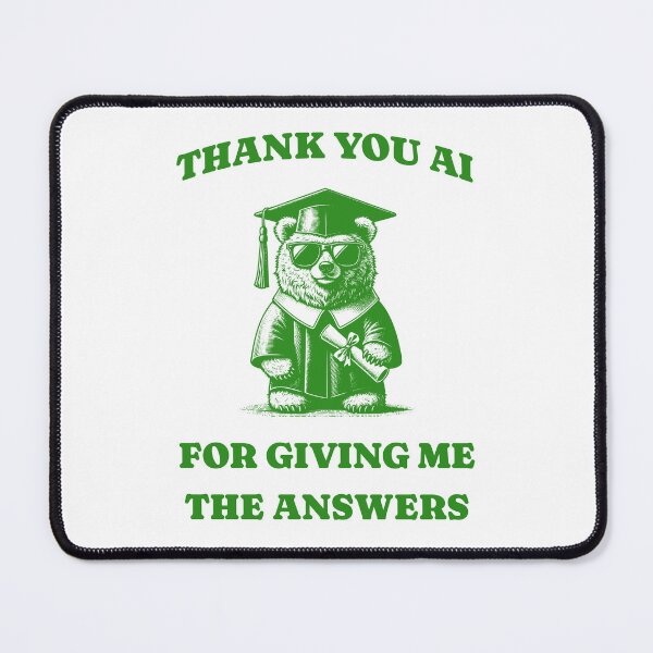 Item preview, Thank you Ai Graduation Bear designed and sold by KloverDesigns.