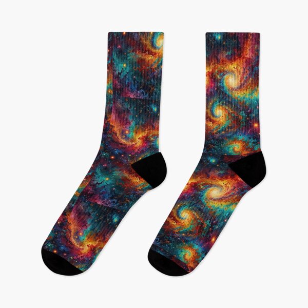 Item preview, Vibrant psychedelic galaxy designed and sold by PatternPuppy.