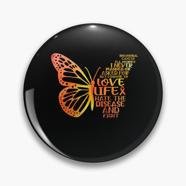 Item preview, Endometrial Cancer is a journey I NEVER planned or asked for but i choose to LIVE LIFE hate the disease and FIGHT designed and sold by KatMercerr.