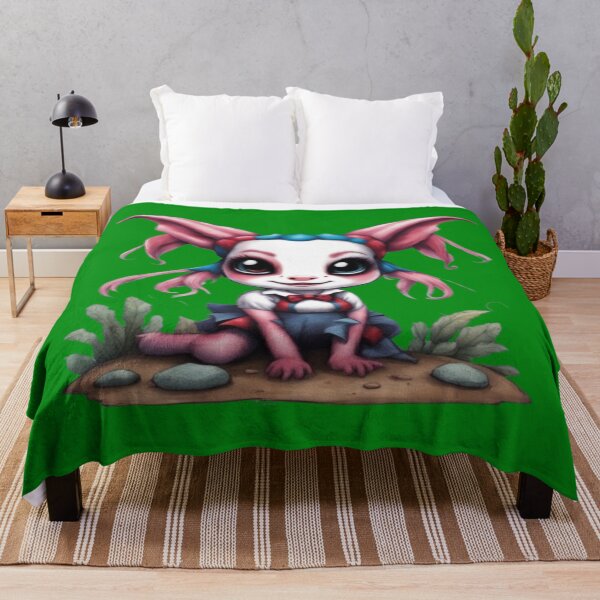 Item preview, Harley The Axolotl, Product Colour: Emerald Green designed and sold by Midnight Veil Designs.
