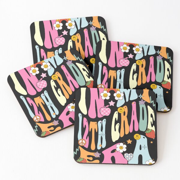 Item preview, In My 12th Grade Era Groovy style 70s For Kids, Teacher, Last and First Day Of School designed and sold by ImagineInk.