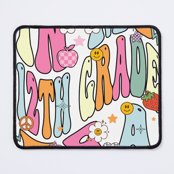 Item preview, In My 12th Grade Era Groovy style 70s For Kids, Teacher, Last and First Day Of School designed and sold by ImagineInk.