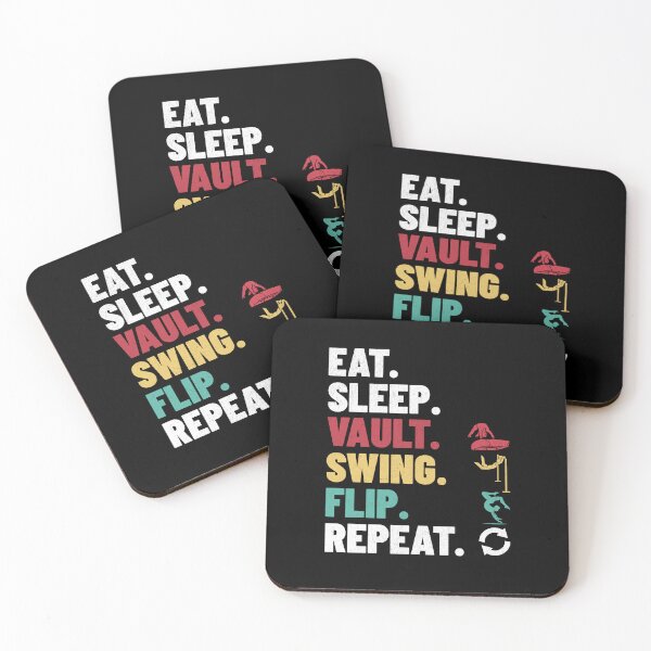 Item preview, Eat Sleep Vault Swing Flip Repeat designed and sold by InspireHubWear.
