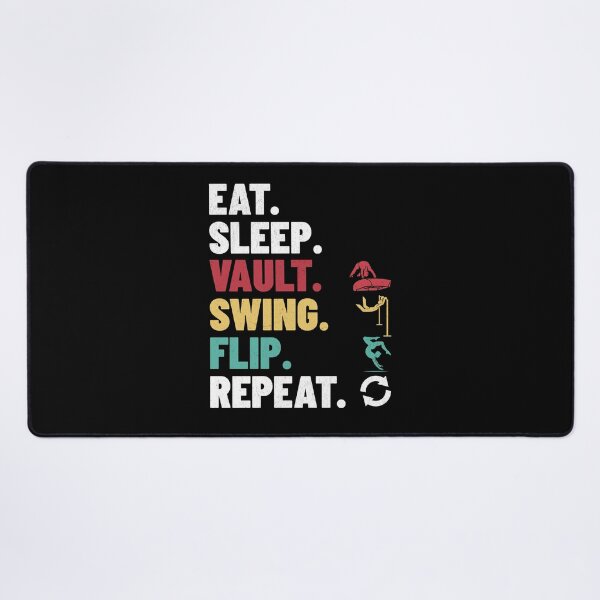 Item preview, Eat Sleep Vault Swing Flip Repeat designed and sold by InspireHubWear.