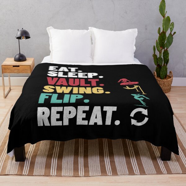Item preview, Eat Sleep Vault Swing Flip Repeat designed and sold by InspireHubWear.