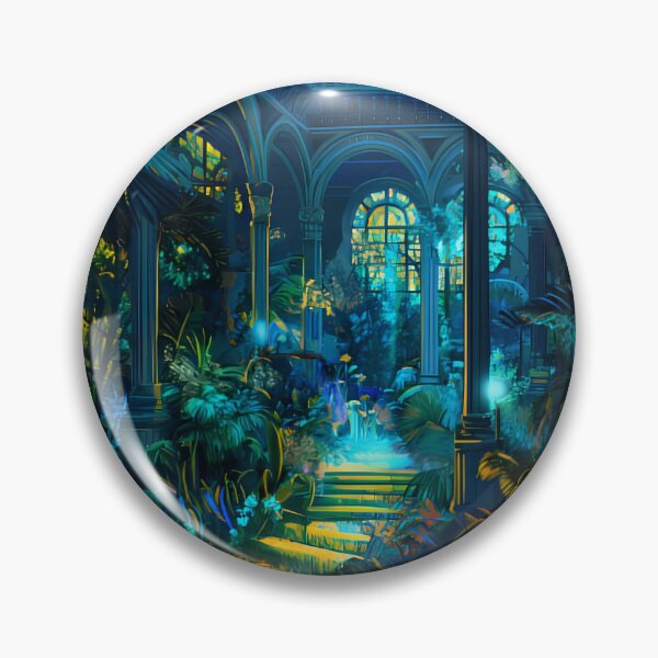 Item preview, Alien Jungle with Victorian Architecture in the style of Vincent van Gogh designed and sold by deepglitchart.
