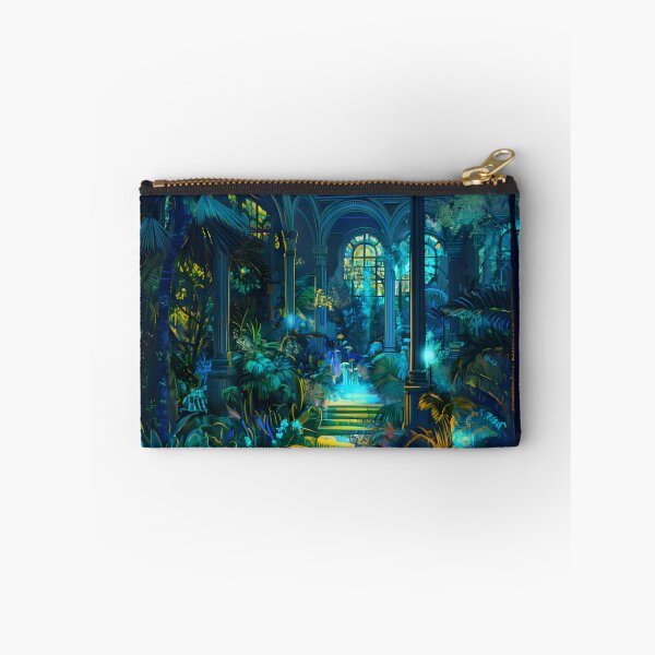Item preview, Alien Jungle with Victorian Architecture in the style of Vincent van Gogh designed and sold by deepglitchart.