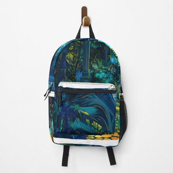 Item preview, Alien Jungle with Victorian Architecture in the style of Vincent van Gogh designed and sold by deepglitchart.