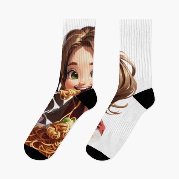 Item preview, Girl Eating Spaghetti designed and sold by WifiJW0526.