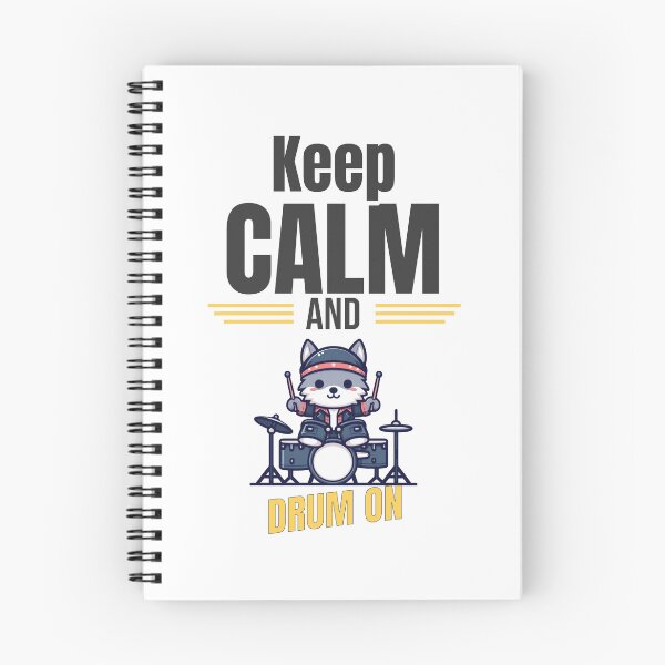 Item preview, Keep calm and drum on Wolf designed and sold by LemuellTrends.