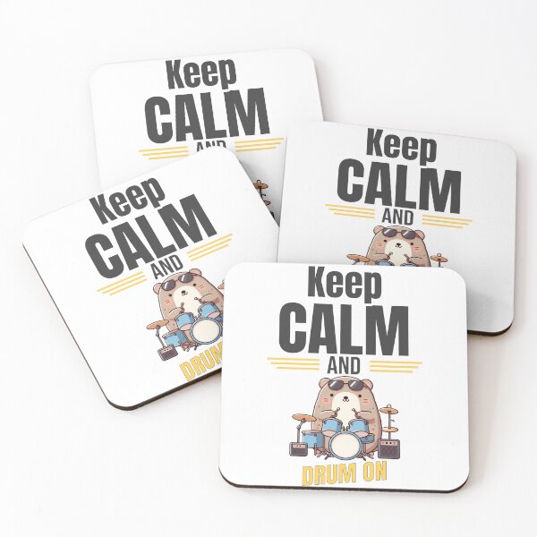 Item preview, Keep calm and drum on Mole designed and sold by LemuellTrends.