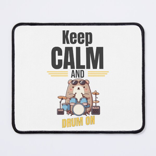 Item preview, Keep calm and drum on Mole designed and sold by LemuellTrends.
