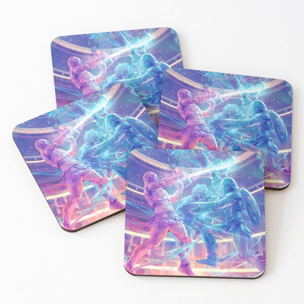 Item preview, Ancient Greek Olympians in a Cybernetic Arena  designed and sold by deepglitchart.