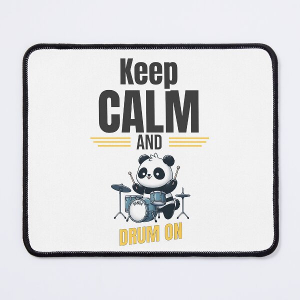 Item preview, Keep calm and drum on Panda designed and sold by LemuellTrends.