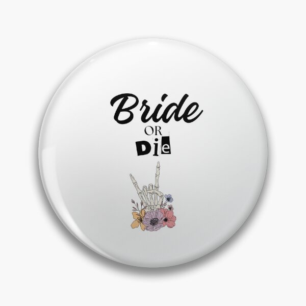 Item preview, Bride Or Die Funny Skeleton Bridal Party Wedding Day designed and sold by MagicSD Designs.