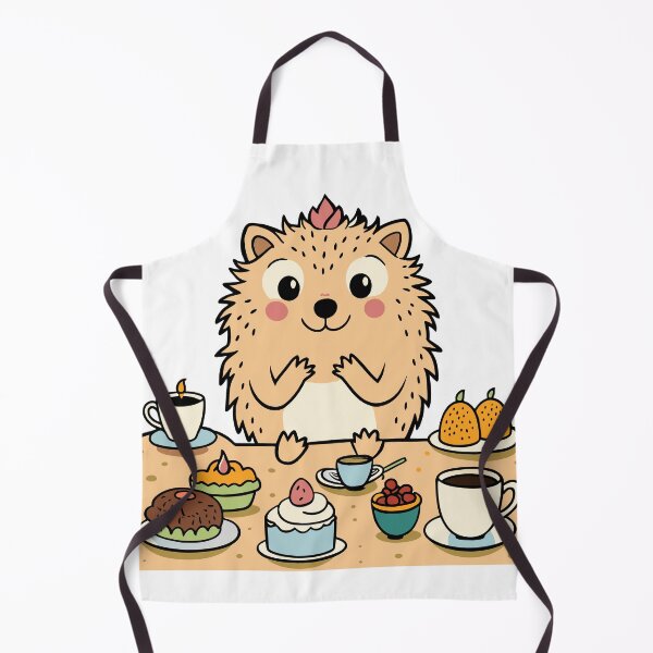 Item preview, Fluffy Hedgehog Hosting a Tea Party designed and sold by omerfdln34.