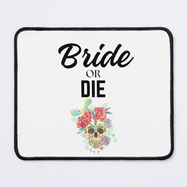 Item preview, Bride Or Die Funny Skeleton Bridal Party Wedding Day designed and sold by MagicSD Designs.