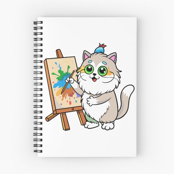 Item preview, Fluffy Persian Cat Painting designed and sold by omerfdln34.