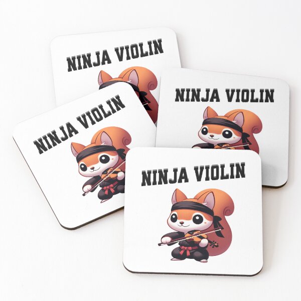 Item preview, Violin Ninja Squirrel designed and sold by LemuellTrends.