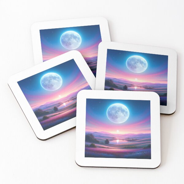 Item preview, Lunar Brilliance Over Twilight Vista  designed and sold by CharmStudio.