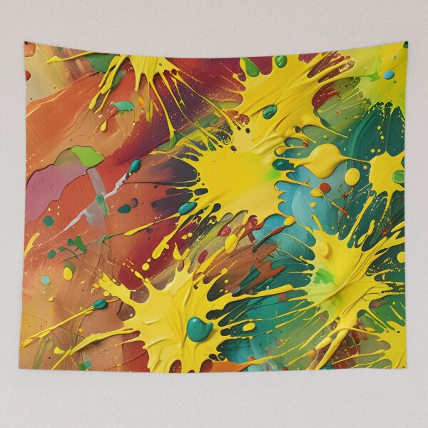 Item preview, Vibrant Yellow Splash designed and sold by MrKATORSKI.