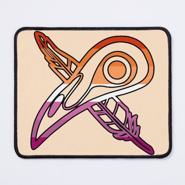 Item preview, Pride Crow (Lesbian Pride Flag) designed and sold by Skyseeker-Art.