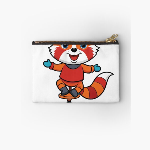Item preview, Fluffy Red Panda Riding a Unicycle designed and sold by omerfdln34.