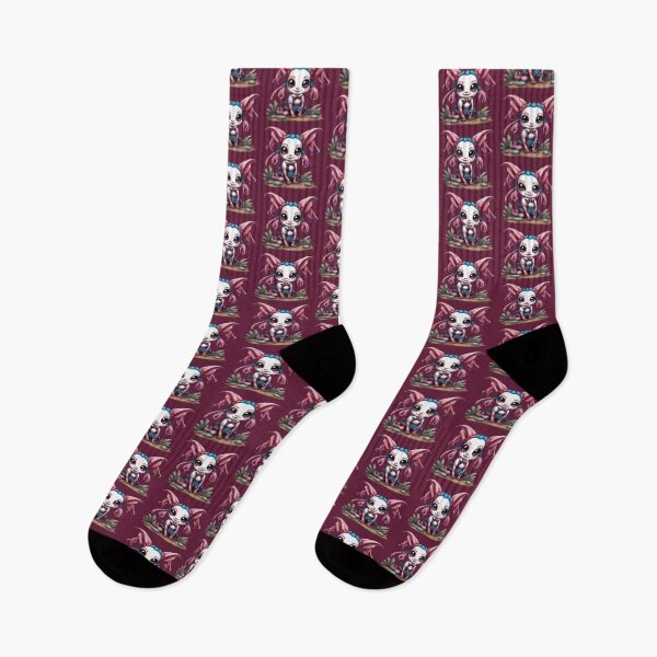 Item preview, Harley The Axolotl, Product Colour: Plum designed and sold by Midnight Veil Designs.
