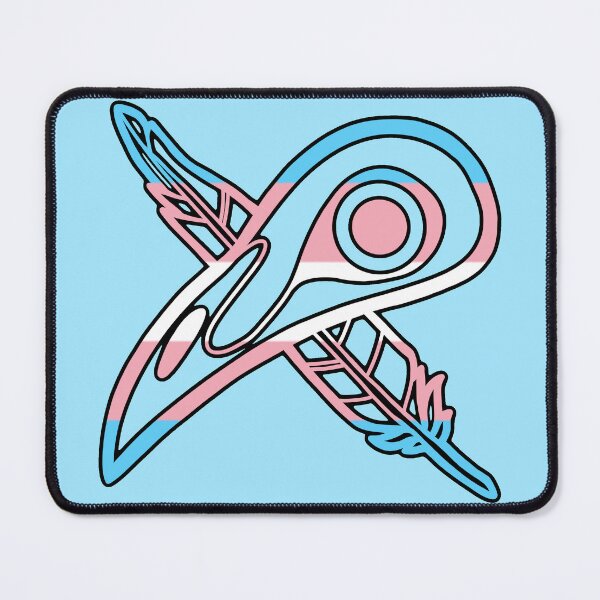 Item preview, Pride Crow (Transgender Pride Flag) designed and sold by Skyseeker-Art.