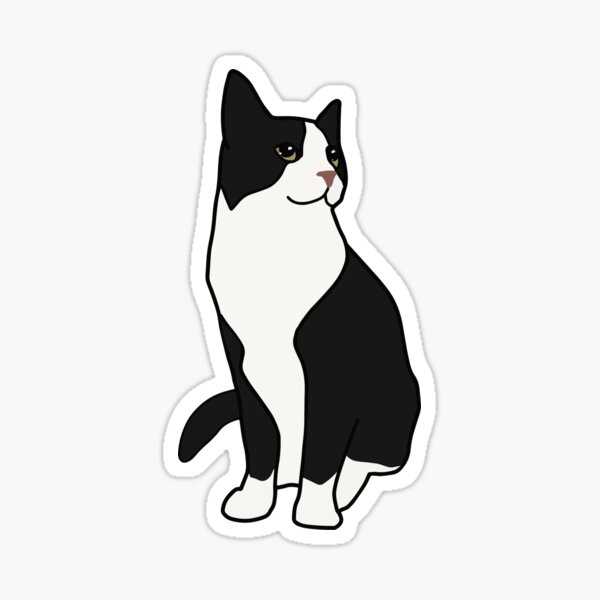 Item preview, Tuxedo Cat designed and sold by Mariah Foltan.