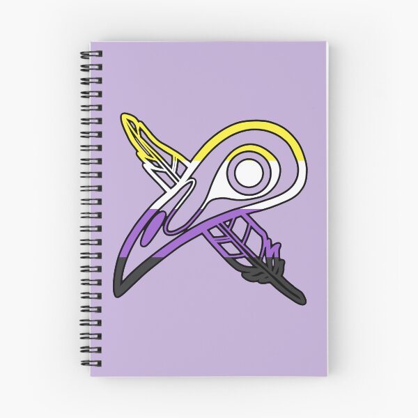 Item preview, Pride Crow (Nonbinary Pride Flag) designed and sold by Skyseeker-Art.