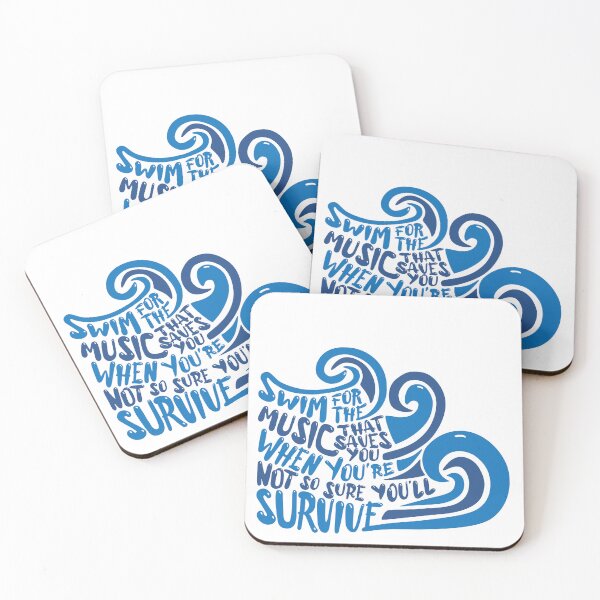 Item preview, Swim for the Music | Jack's Mannequin Lyrics designed and sold by THEBITCHCAT.