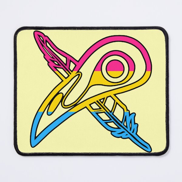 Item preview, Pride Crow (Pansexual Pride Flag) designed and sold by Skyseeker-Art.