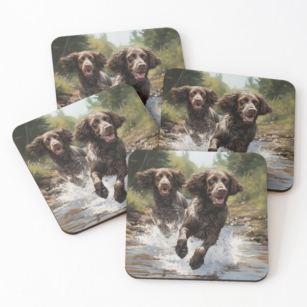 Item preview, American Water Spaniels in a River designed and sold by Samuelsboro.