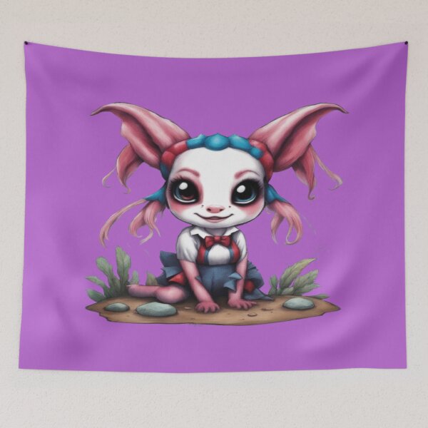 Item preview, Harley The Axolotl, Product Colour: Lilac designed and sold by Midnight Veil Designs.