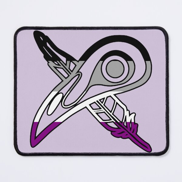 Item preview, Pride Crow (Asexual Pride Flag) designed and sold by Skyseeker-Art.