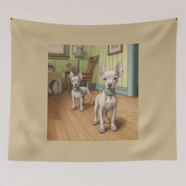 Item preview, Arte de los terriers americanos sin pelo (Diseño 1) designed and sold by Samuelsboro.