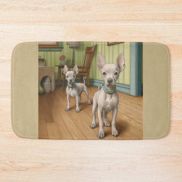 Item preview, American Hairless Terriers Art (Design 1) designed and sold by Samuelsboro.