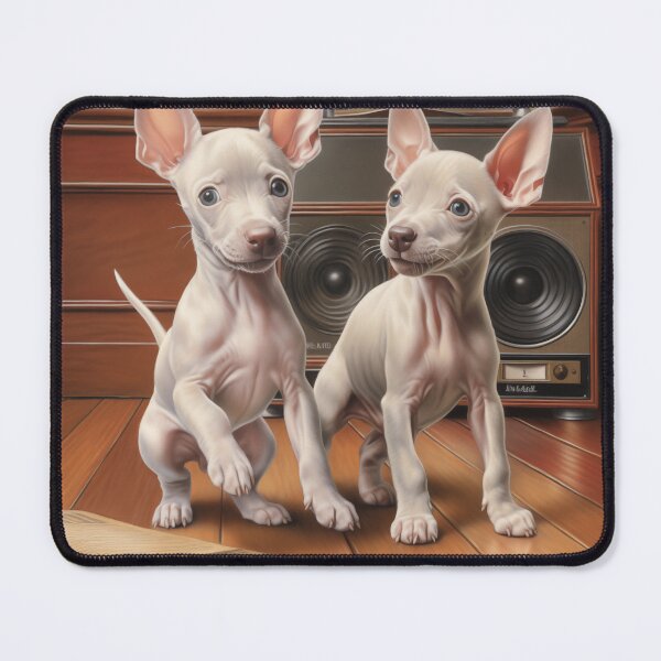 Item preview, American Hairless Terriers Art (Design 2) designed and sold by Samuelsboro.
