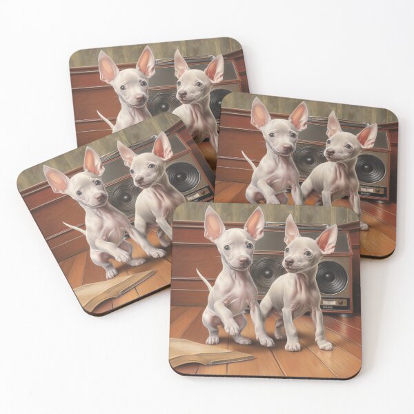 Item preview, American Hairless Terriers Art (Design 2) designed and sold by Samuelsboro.
