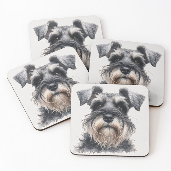 Item preview, Miniature Schnauzer Portrait designed and sold by HWCanada.