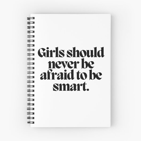 Item preview, Girls should never be afraid to be smart.  designed and sold by CharmStudio.