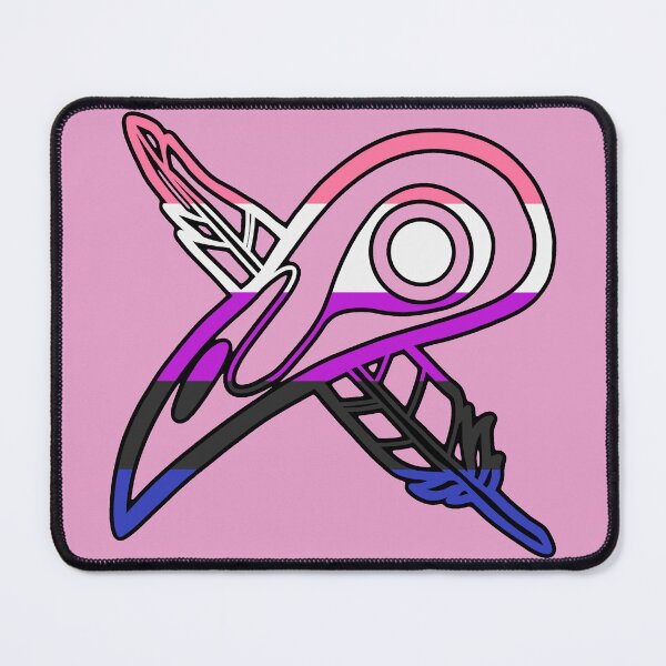 Item preview, Pride Crow (Genderfluid Pride Flag) designed and sold by Skyseeker-Art.